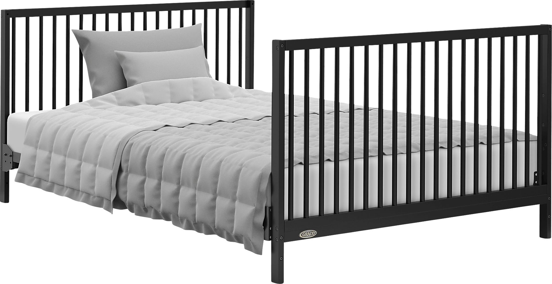 Alexei Black Convertible Crib - Image 8