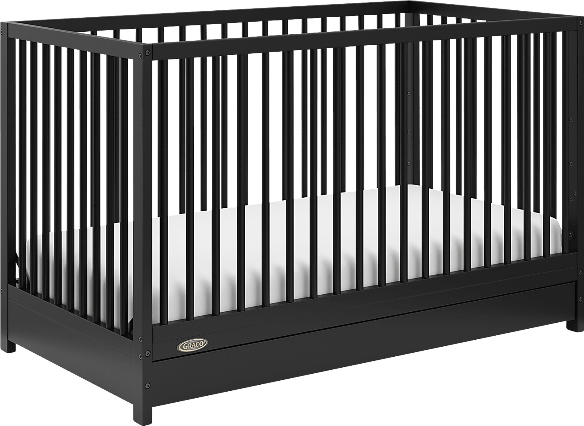 Alexei Black Convertible Crib - Image 1