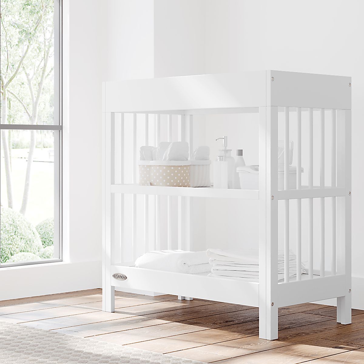 Alexei White Colors,White Changing Table | Rooms to Go