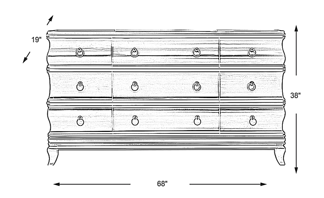 Alexi Cherry Dresser