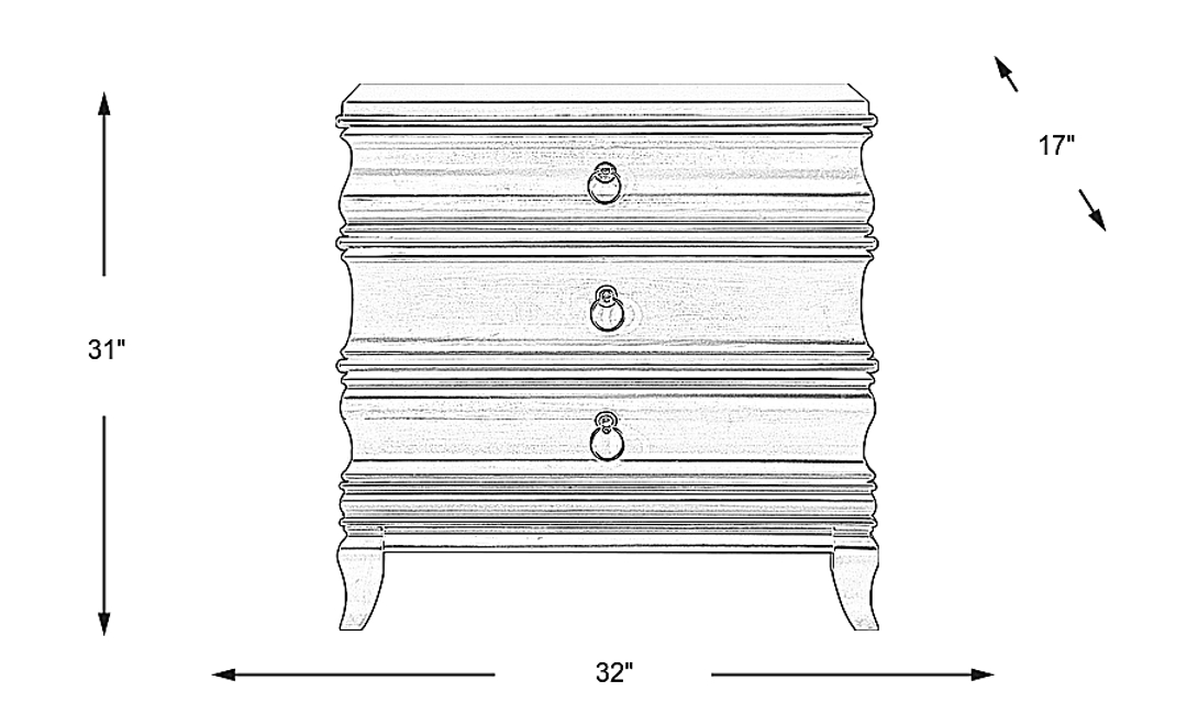Alexi Cherry Nightstand