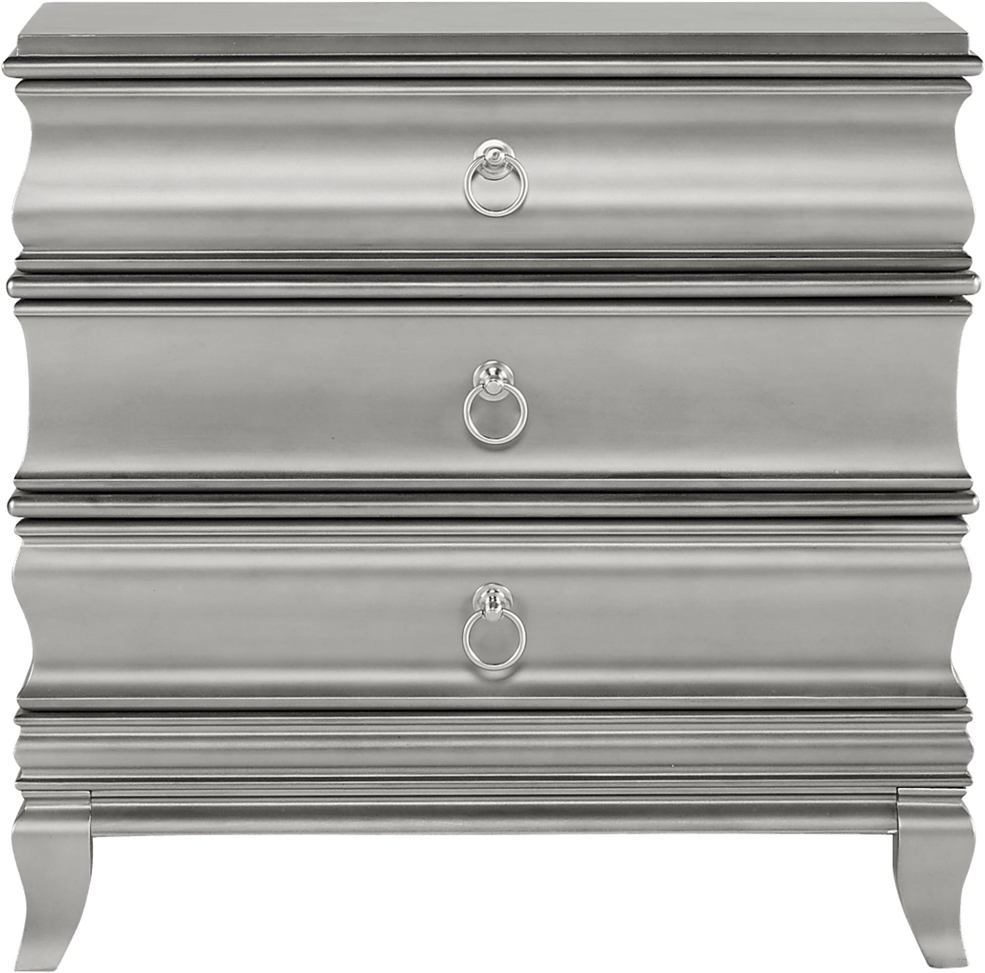 Alexi Silver Nightstand - Image 1
