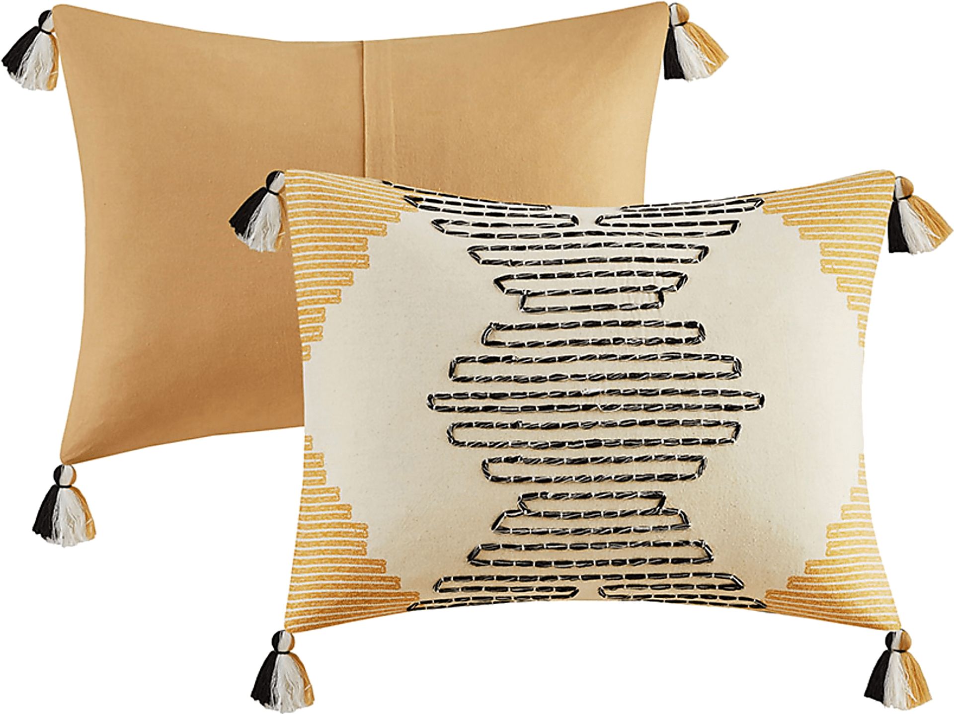 Alextra Yellow 3 pc King/Cal Comforter Set - Image 9