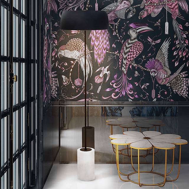 Alfena Black Floor Lamp - Thumbnail - Image 7