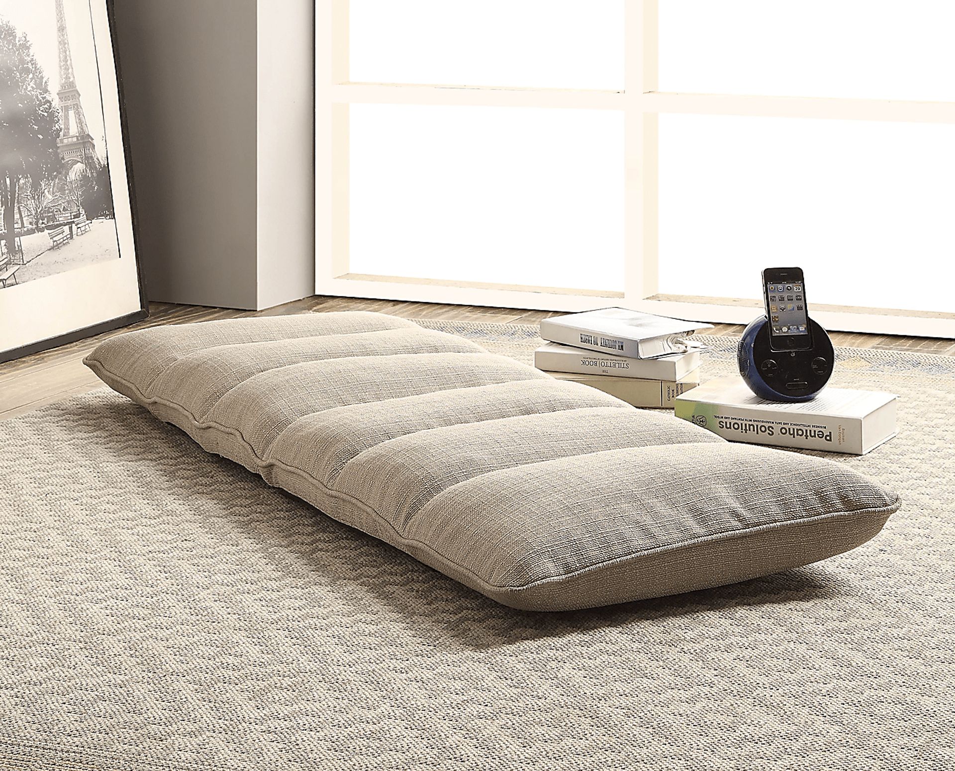 Alfie Beige Gaming Lounge Chair - Image 2