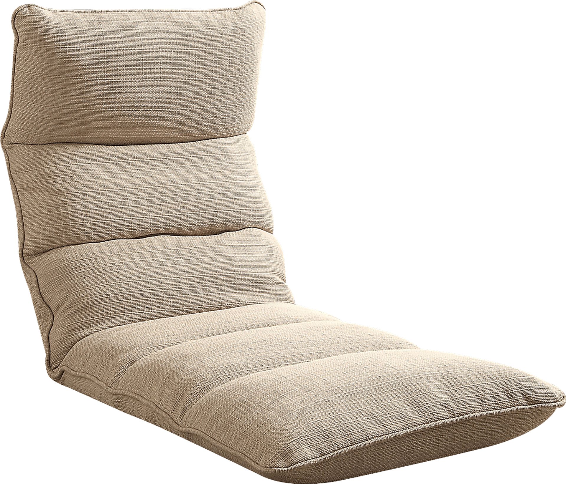 Alfie Beige Gaming Lounge Chair - Image 1