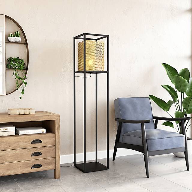 Alfonzo Lane Black Floor Lamp - Thumbnail - Image 7