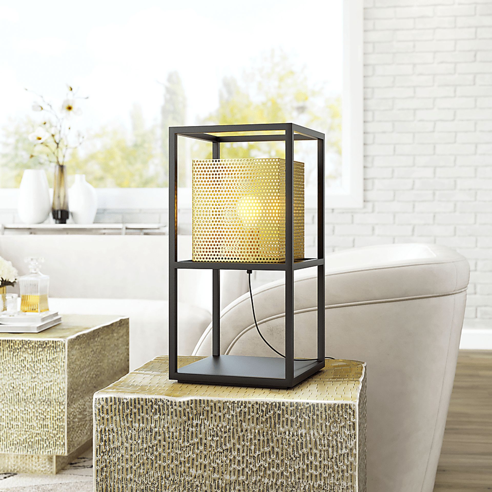 Alfonzo Lane Black Lamp - Image 6