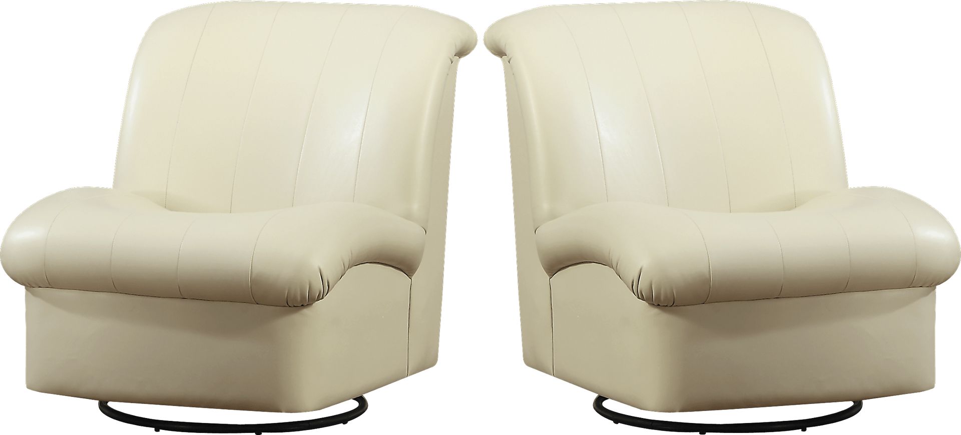 Alfredo Stone Swivel Glider Chairs - Set of 2 - Image 1