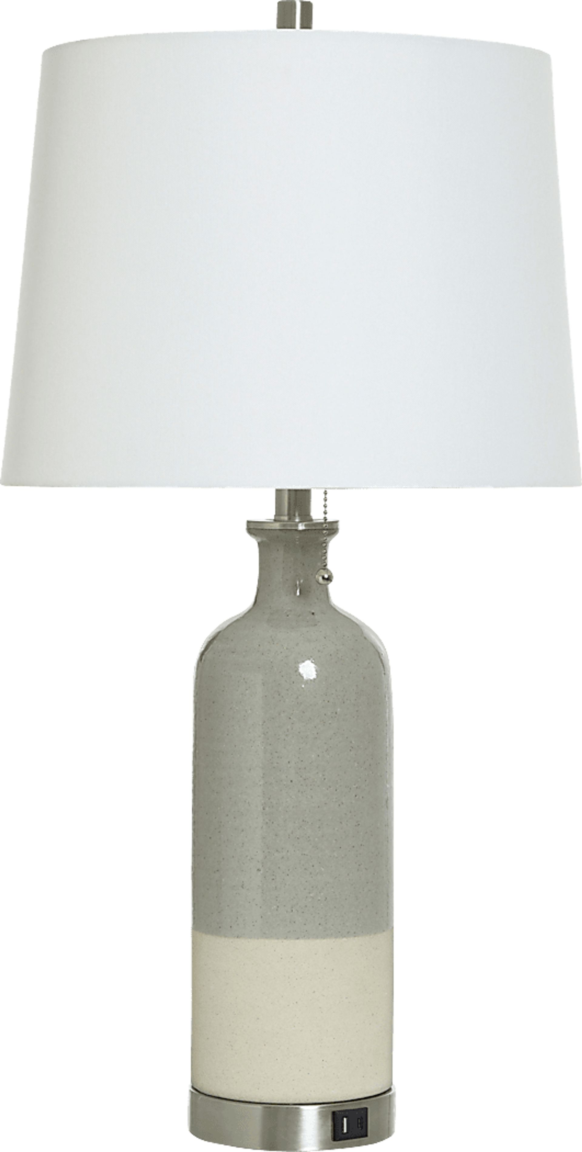 Alfus Gray Lamp - Image 1