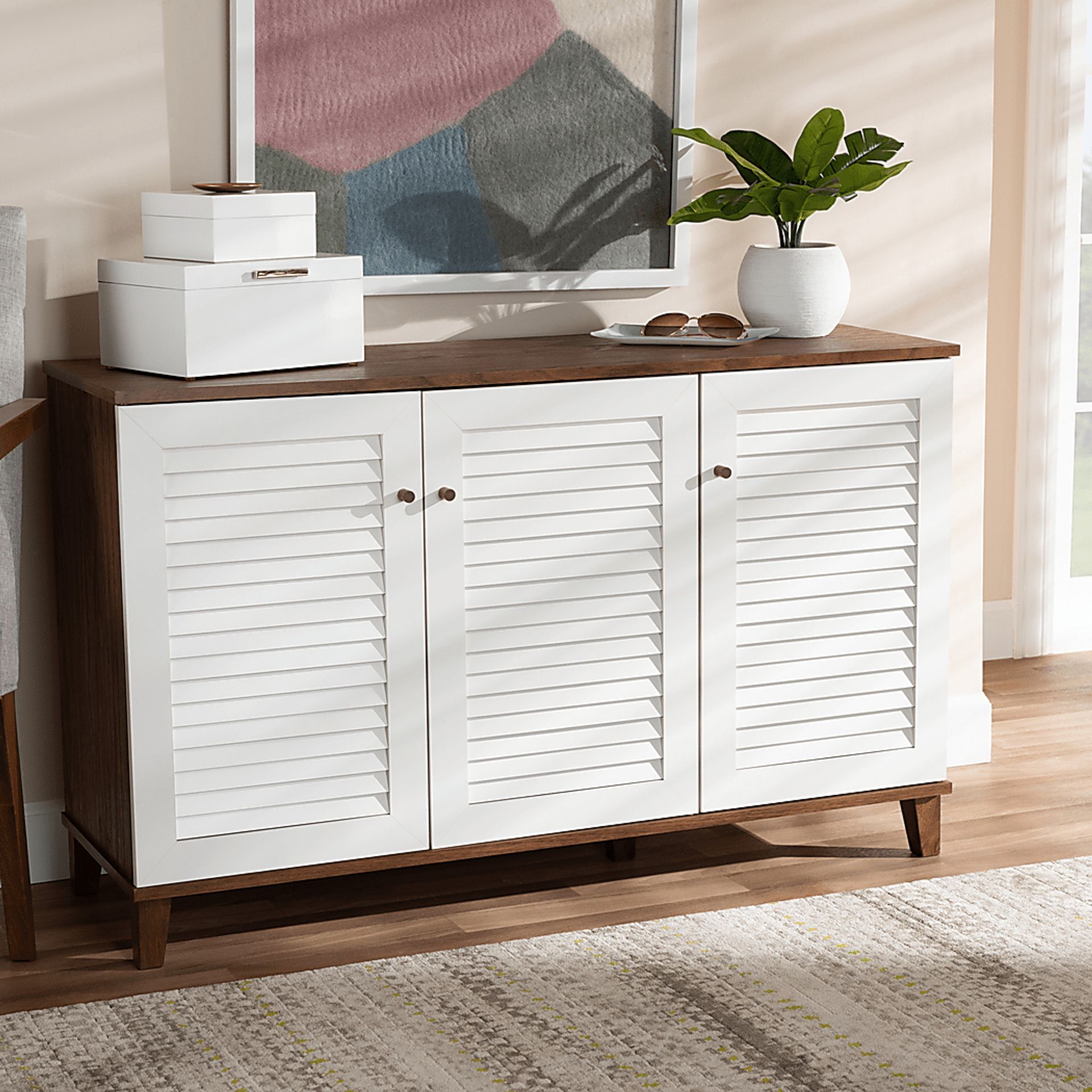 Algarin Brown Large Accent Cabinet - Image 7