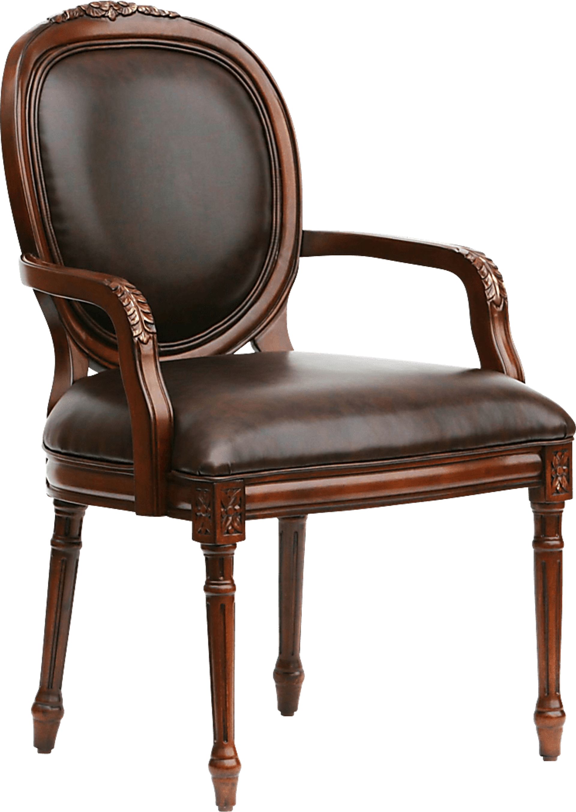 Algiers Brown Dining Chair - Image 1