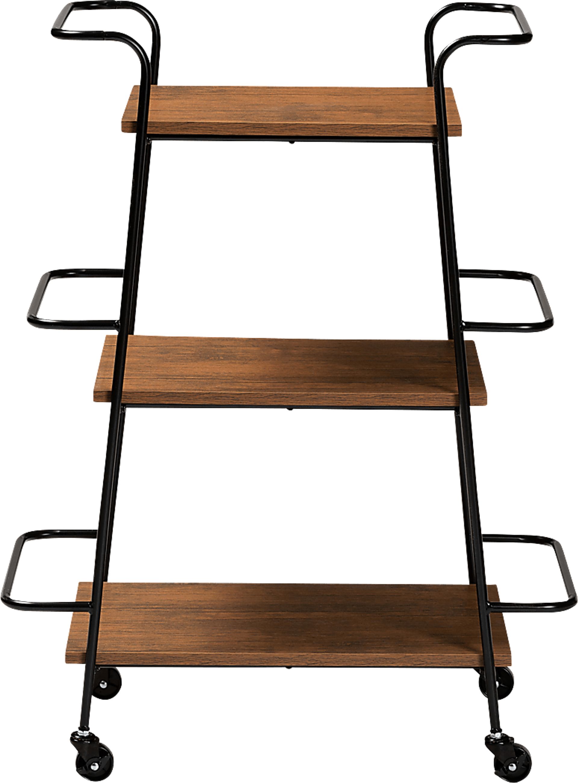 Algona Brown Bar Cart - Image 4
