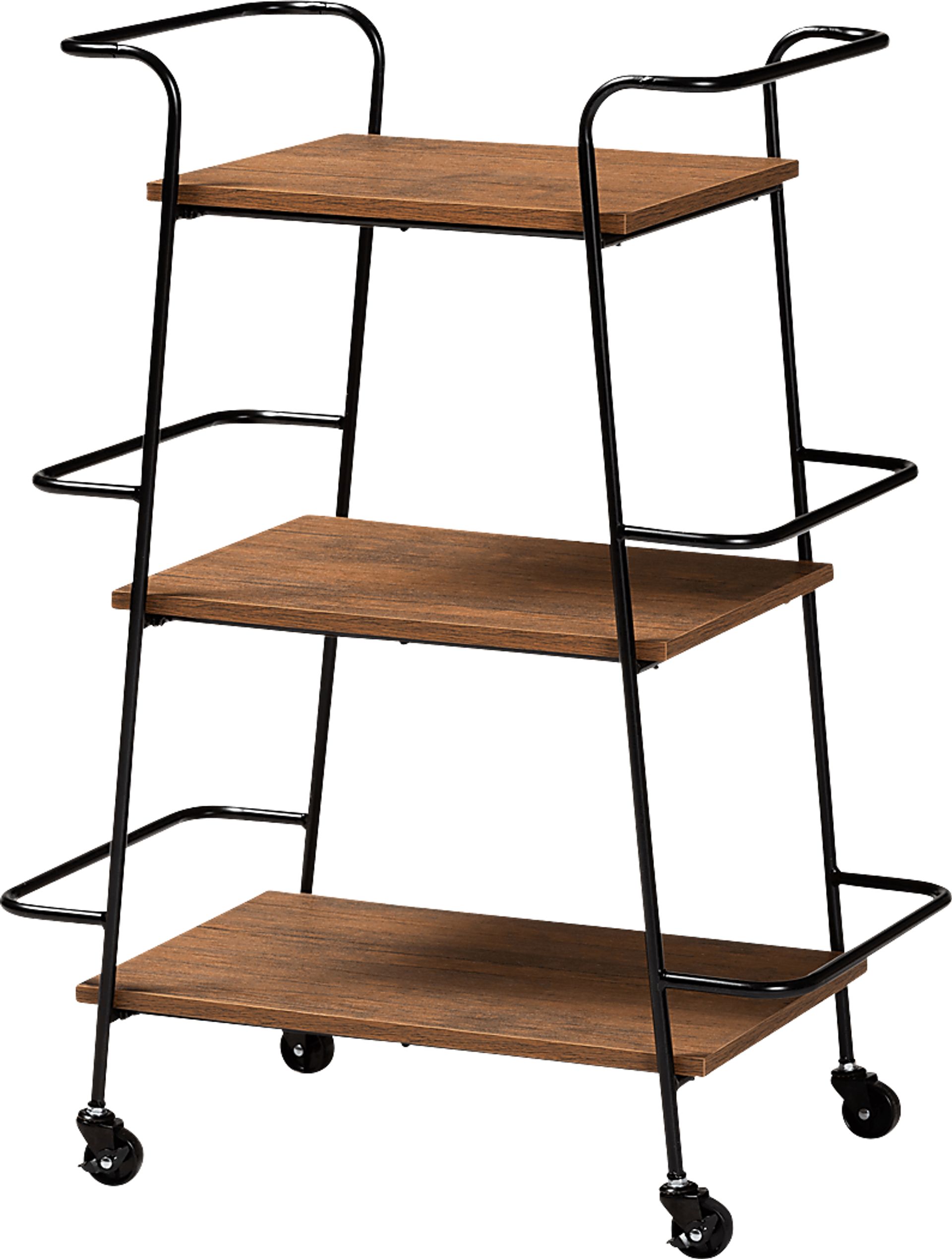 Algona Brown Bar Cart - Image 1