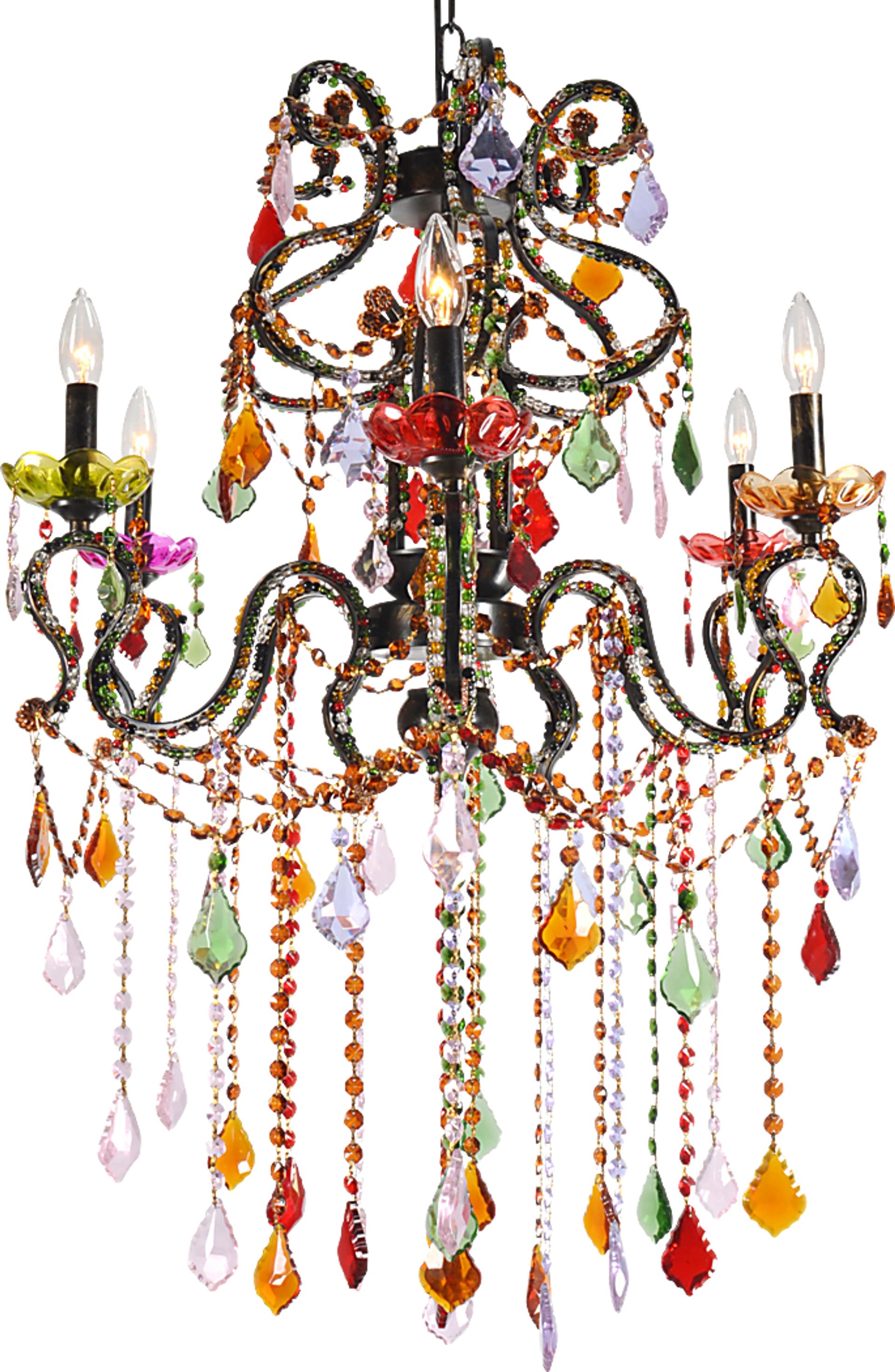Alhena Brown Chandelier - Image 4