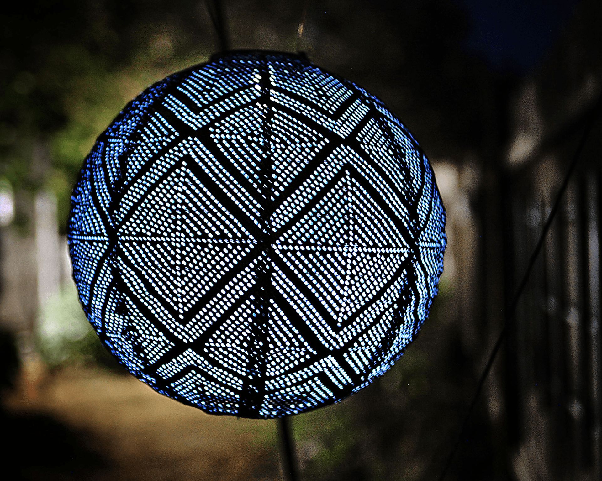 Aliana Ink Outdoor Solar Lantern - Image 3