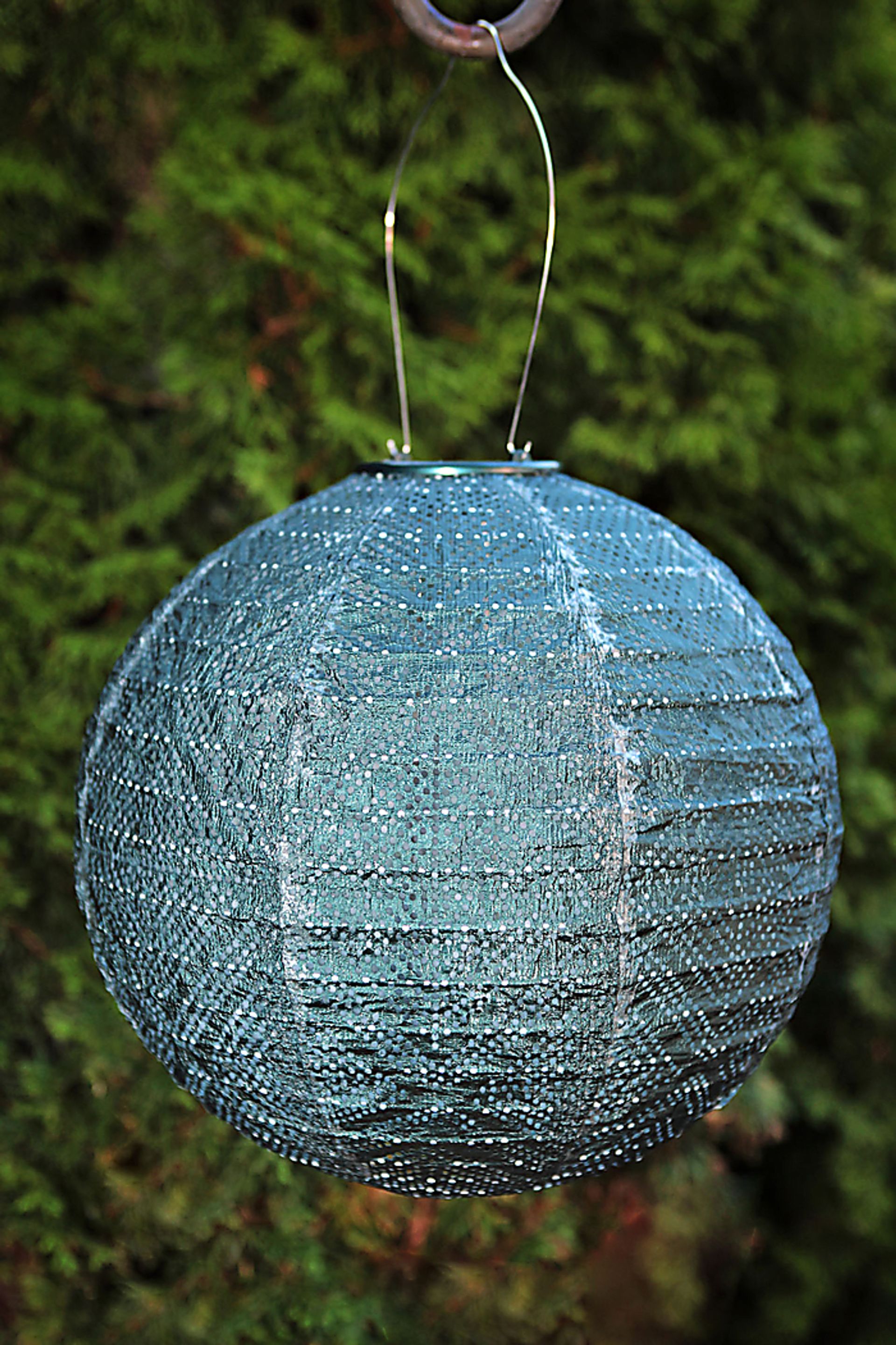 Aliana Ink Outdoor Solar Lantern - Image 5