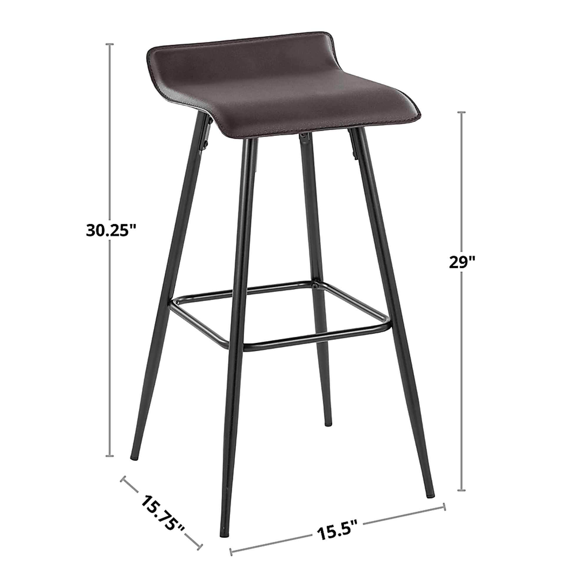 Aliceanna Espresso Barstool, Set of 2 - Image 11