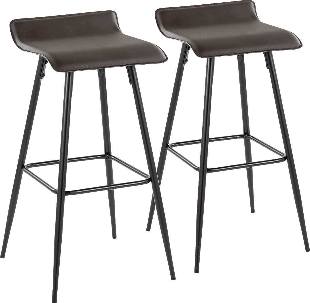 Aliceanna Espresso Barstool, Set of 2