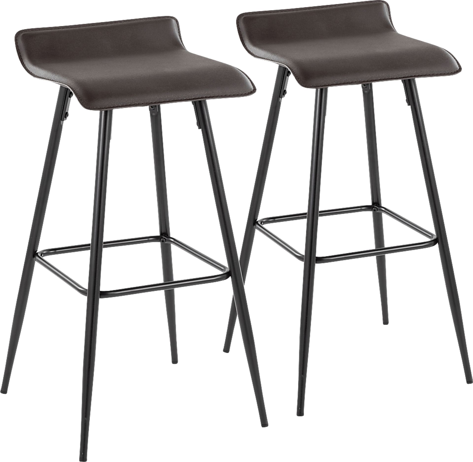 Aliceanna Espresso Barstool, Set of 2 - Image 1