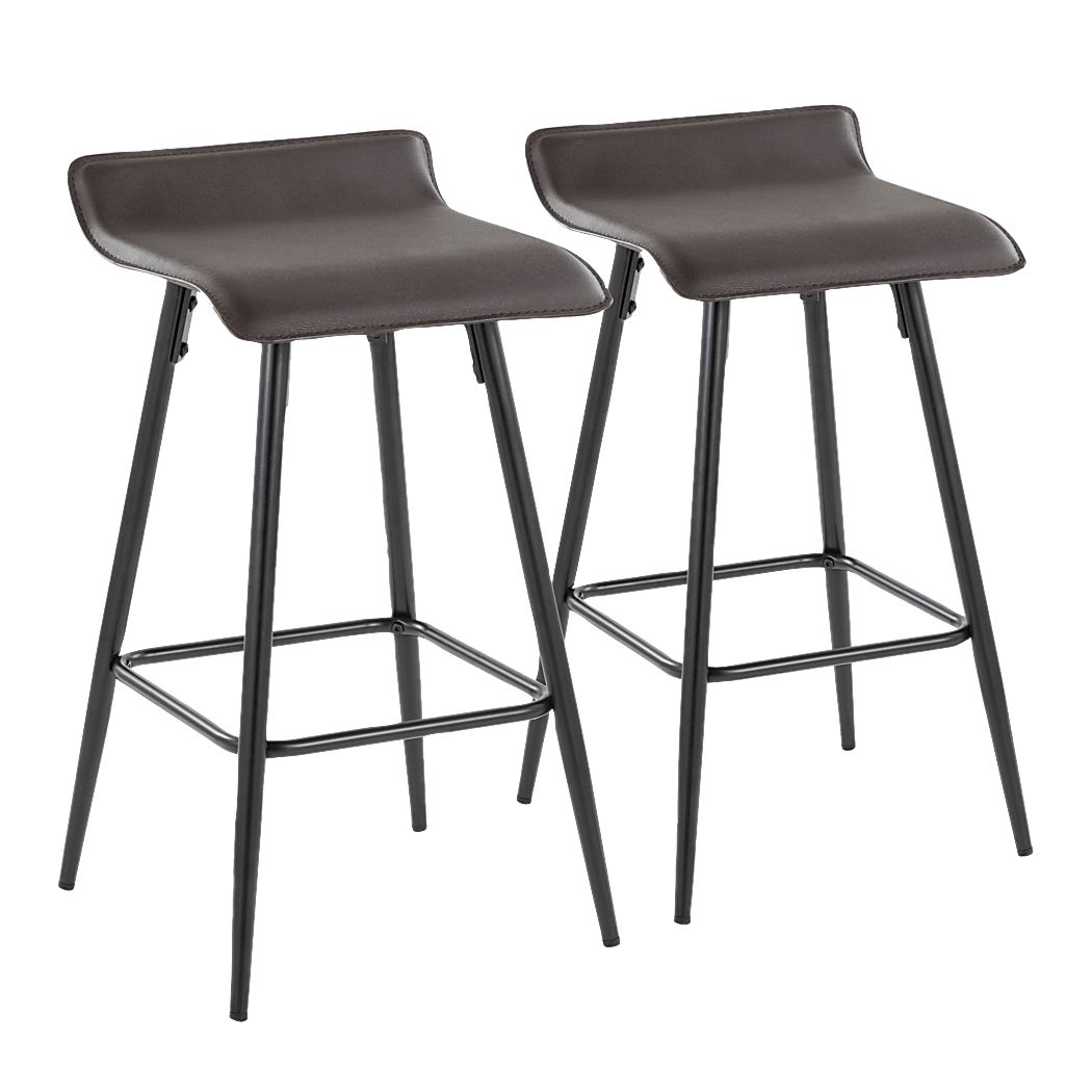 Aliceanna Espresso Counter Height Stool, Set of 2