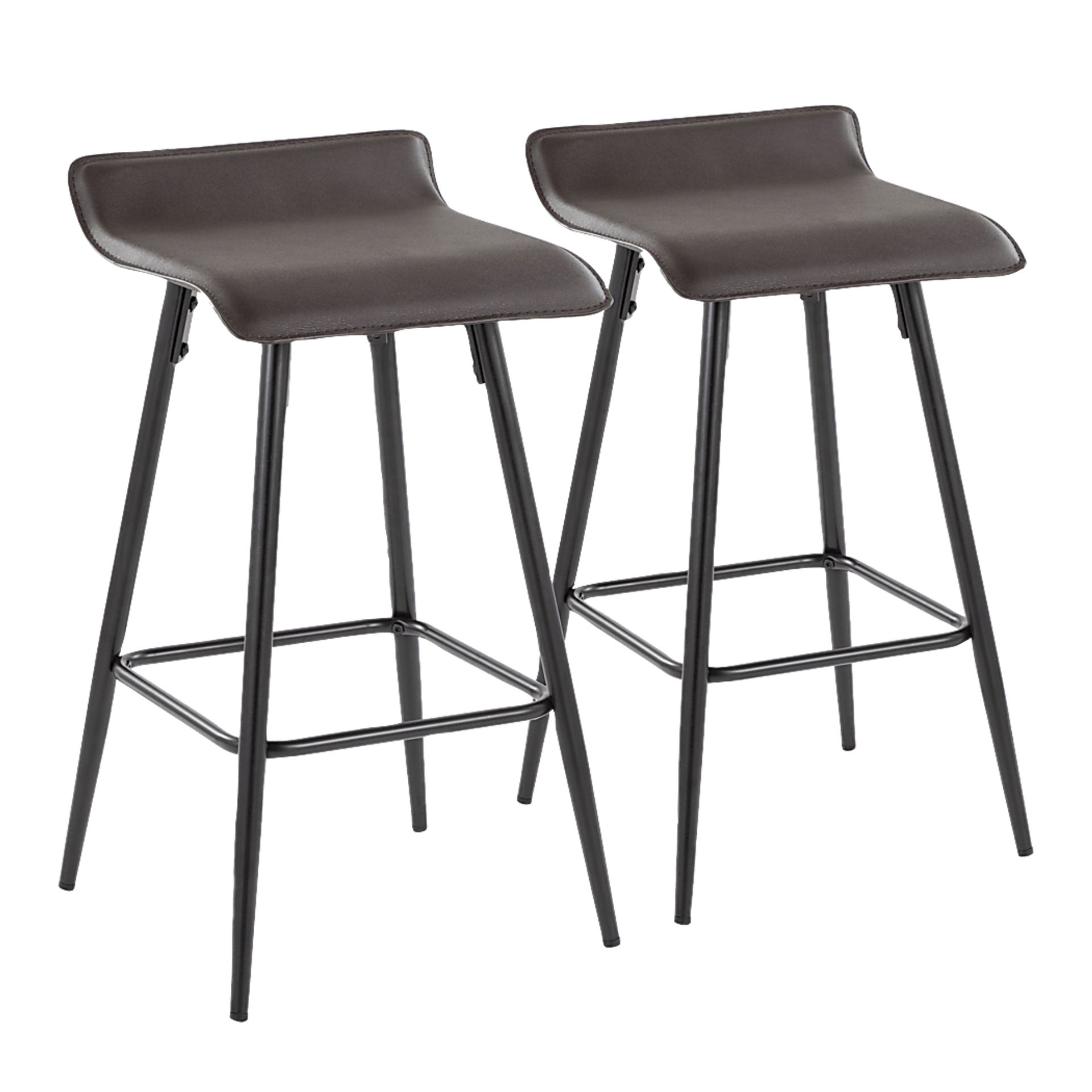 Aliceanna Espresso Counter Height Stool, Set of 2 - Image 1