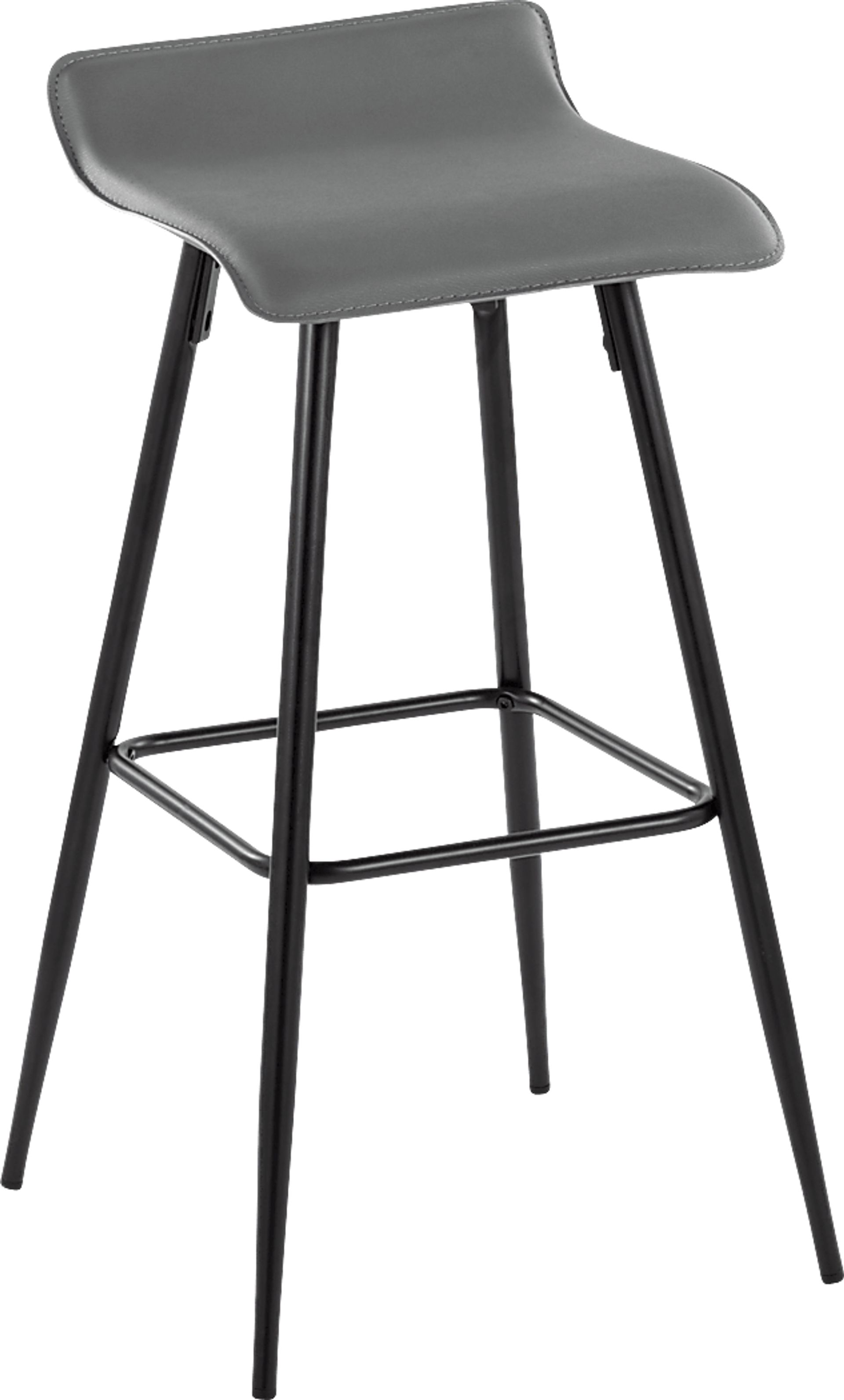 Aliceanna Gray Barstool, Set of 2 - Image 4