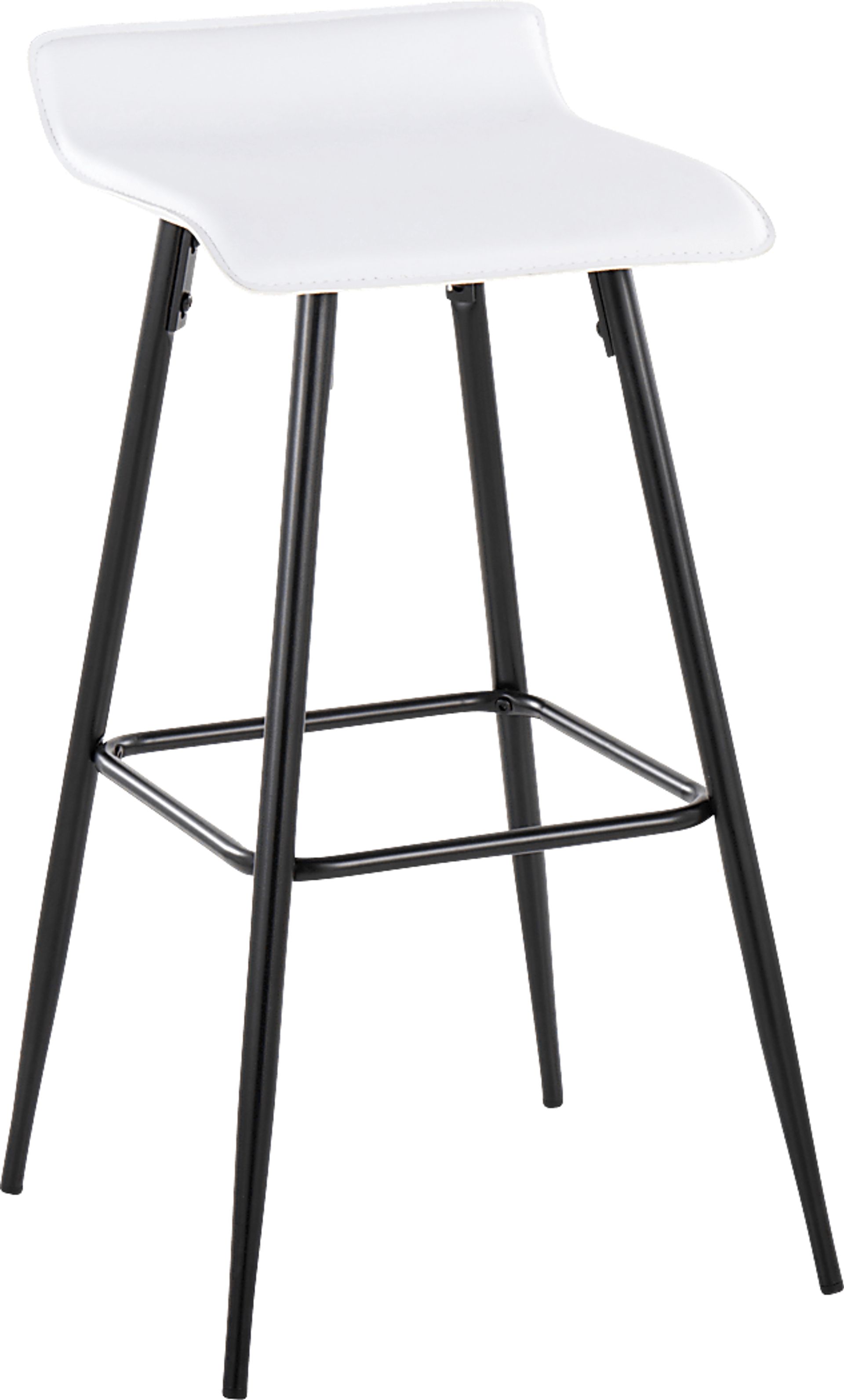 Aliceanna White Barstool, Set of 2 - Image 4