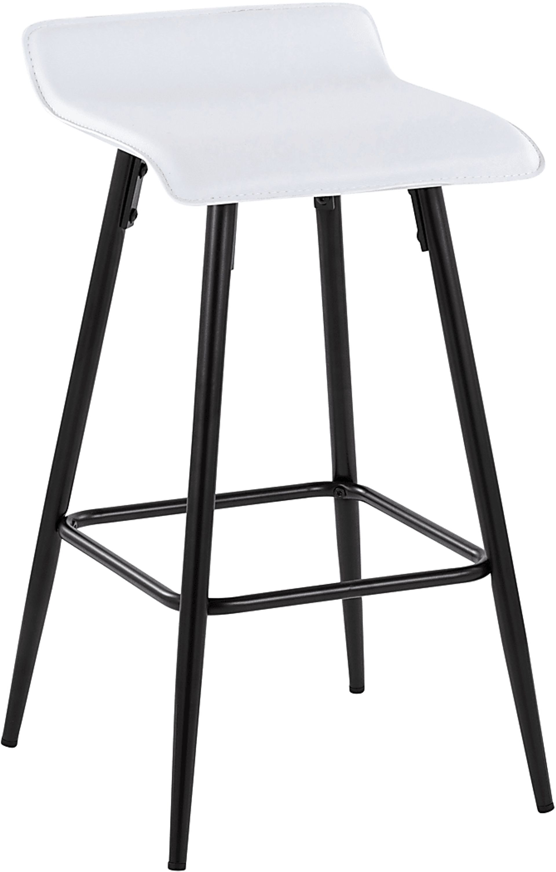 Aliceanna White Counter Height Stool, Set of 2 - Image 2