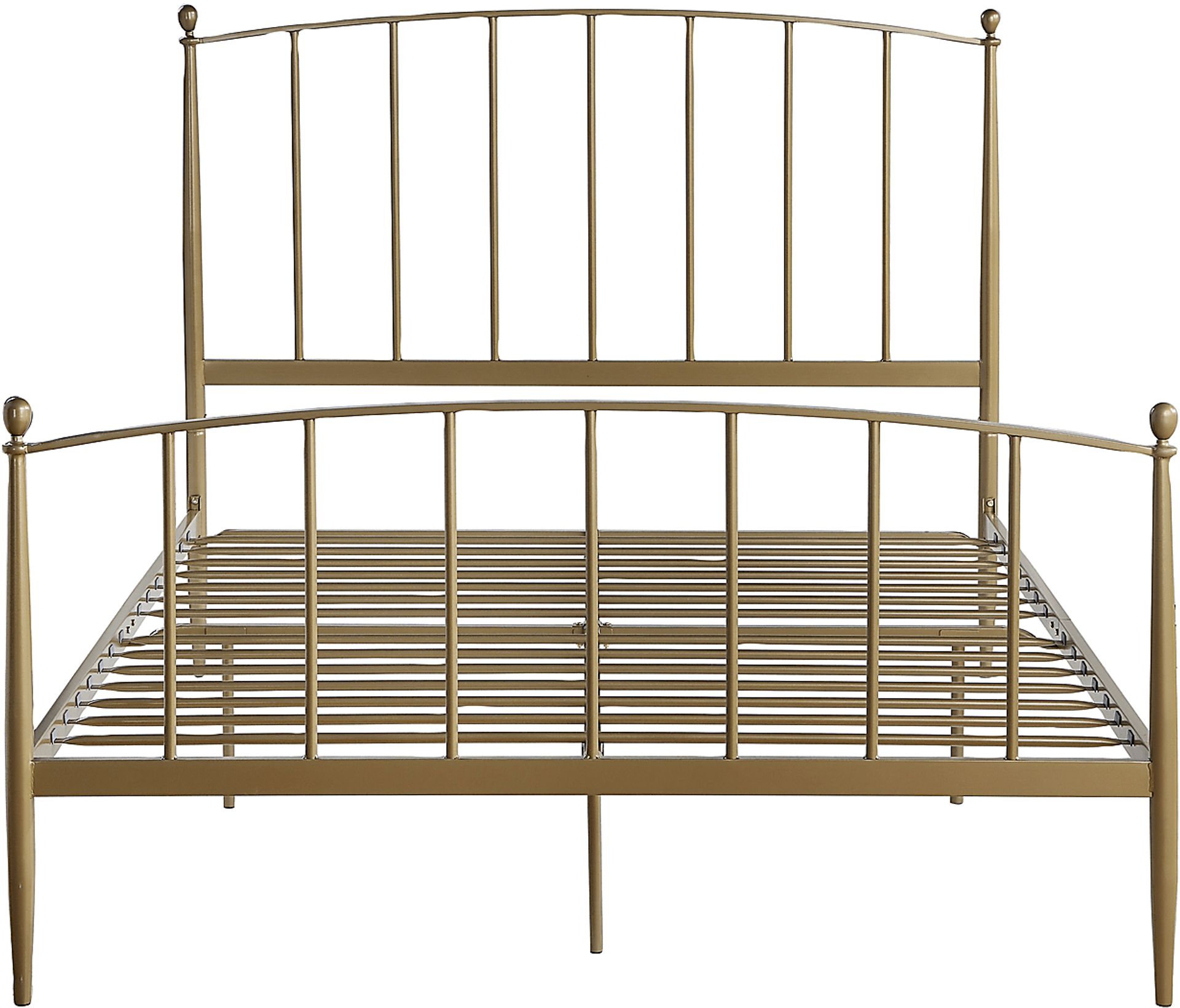 Alicemont Gold Queen Platform Bed - Image 3