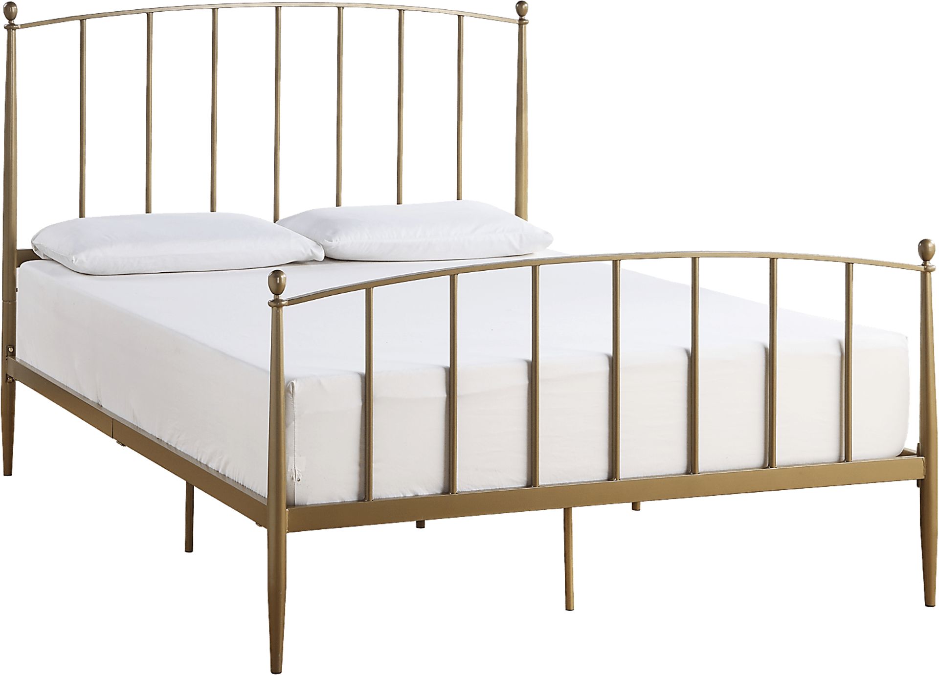 Alicemont Gold Queen Platform Bed - Image 1