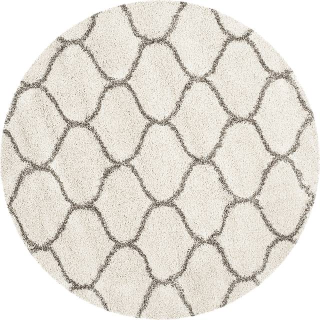Alicia Ivory 8' Round Rug - Thumbnail - Image 1