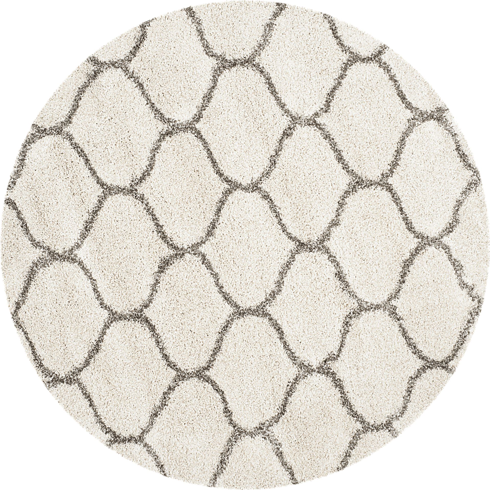 Alicia Ivory 8' Round Rug - Image 1