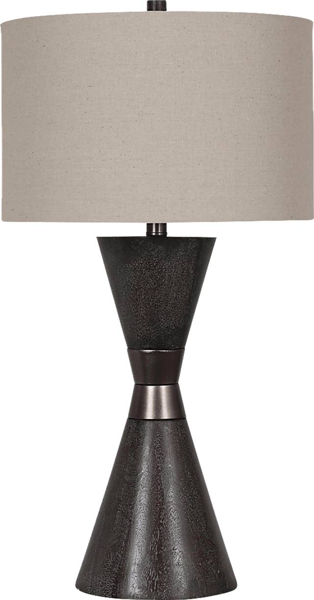 Alida Place Walnut Lamp - Thumbnail - Image 1