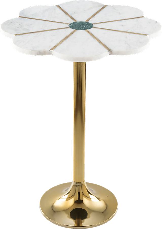 Alida White Accent Table - Thumbnail - Image 1
