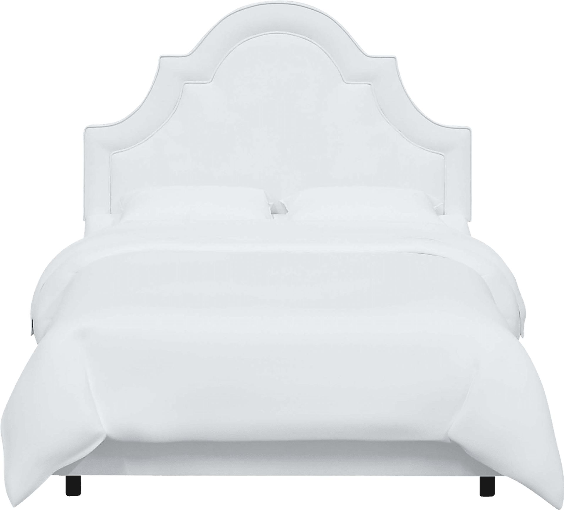 Alidmo White King Bed - Image 2