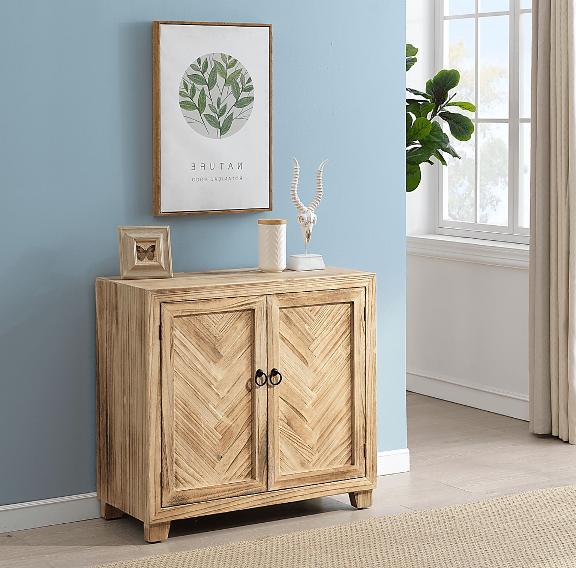 Alief Brown Accent Cabinet - Image 4