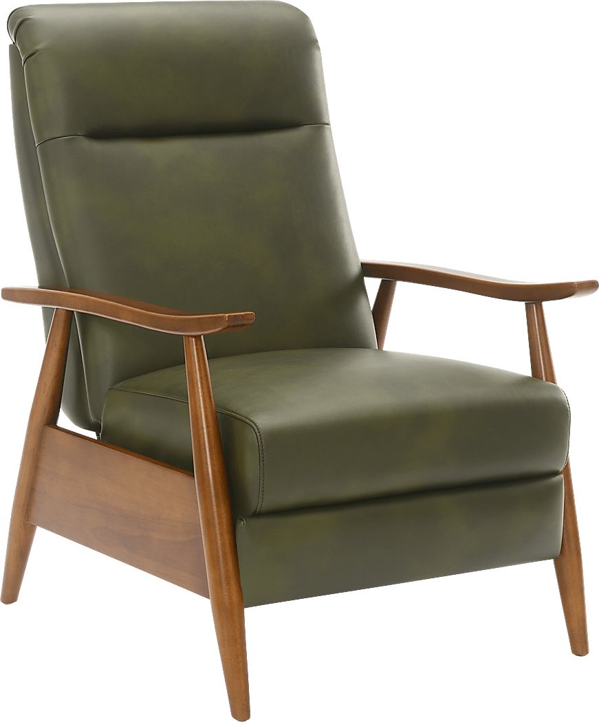 Alieta Green Push Back Recliner