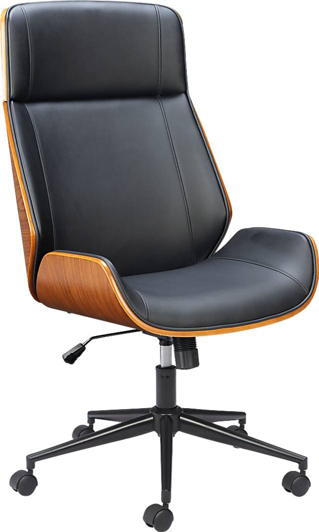 Alik Black Office Chair - Thumbnail - Image 8