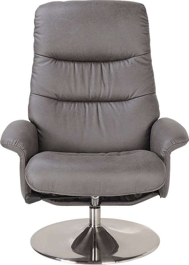 Alileah Gray Recliner and Ottoman - Thumbnail - Image 4