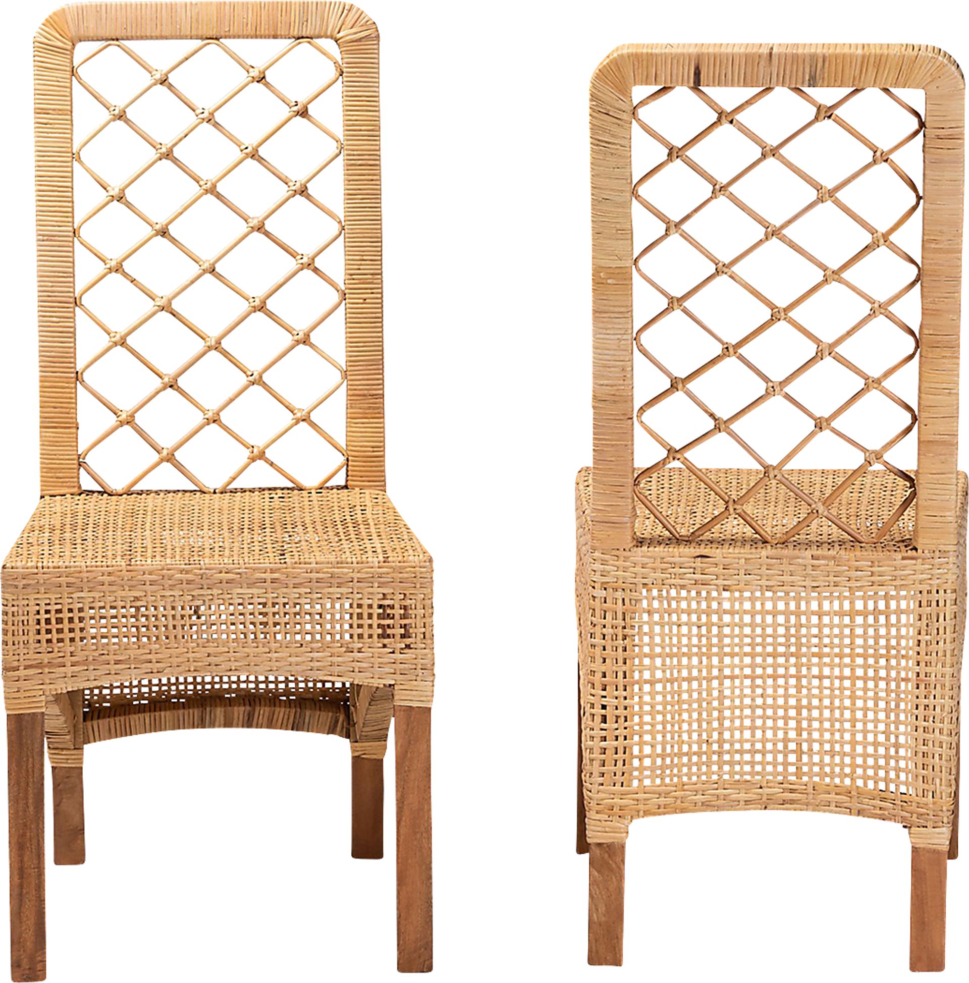 Aliono Brown Side Chair, Set of 2 - Image 3