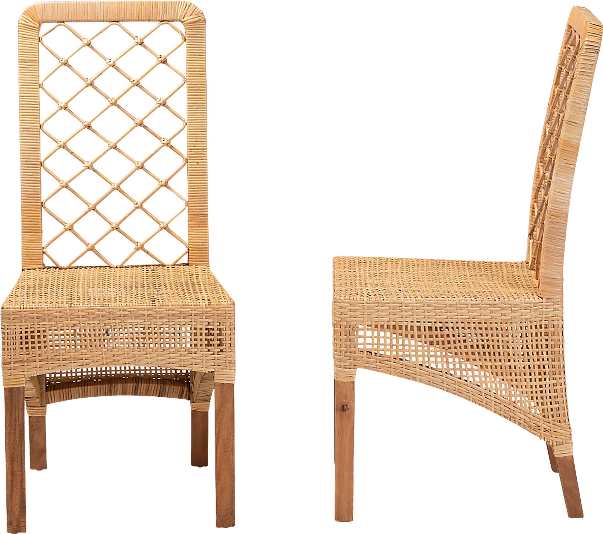 Aliono Brown Side Chair, Set of 2 - Image 4