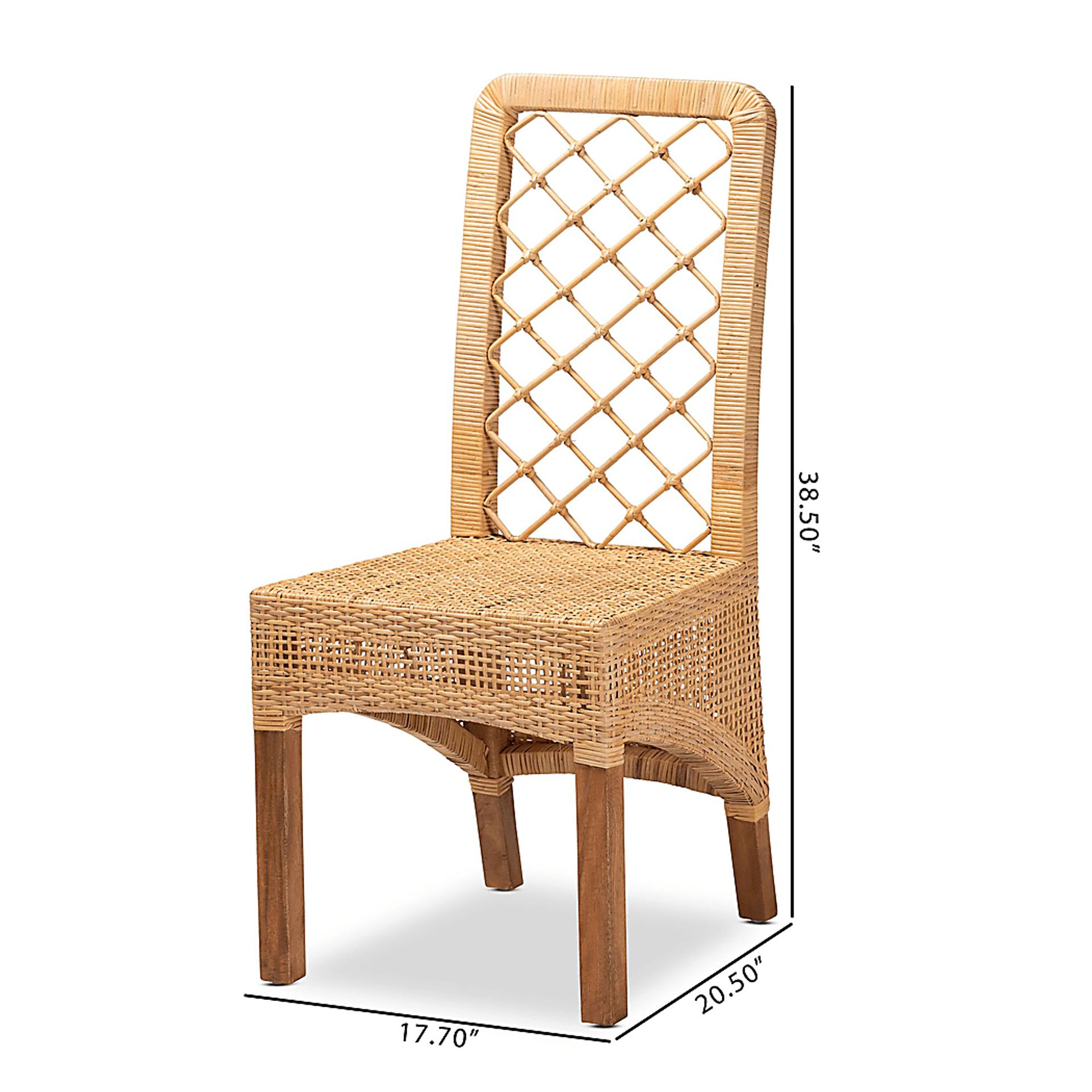 Aliono Brown Side Chair, Set of 2 - Image 8