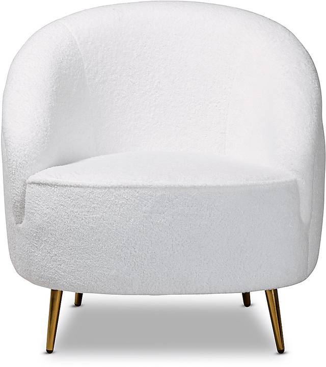 Alisen White Accent Chair - Thumbnail - Image 2