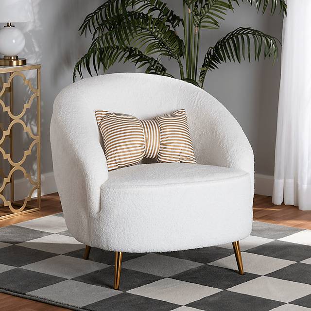 Alisen White Accent Chair - Thumbnail - Image 7