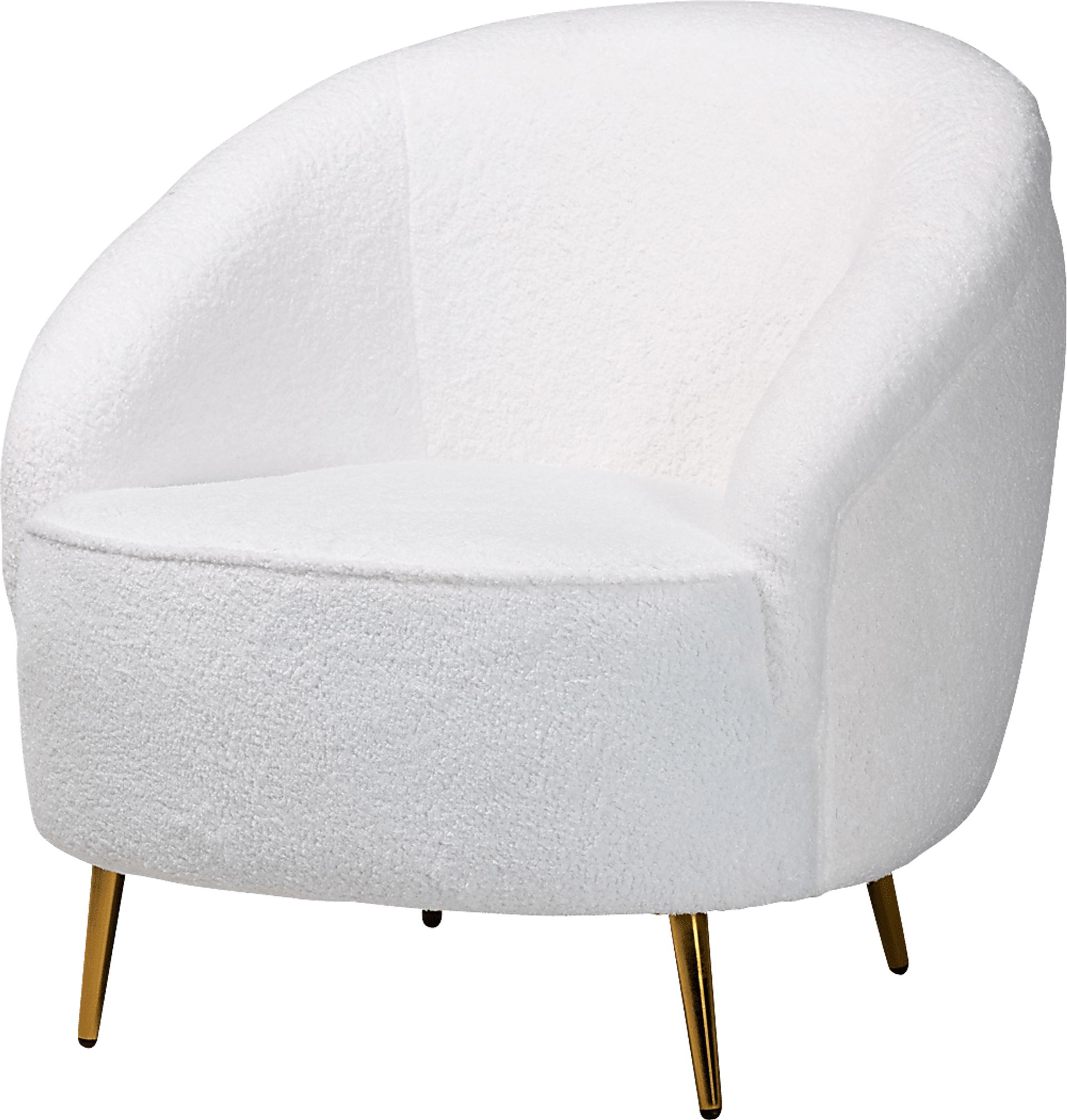 Alisen White Accent Chair - Image 1