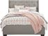 Alison Gray 3 Pc King Upholstered Bed