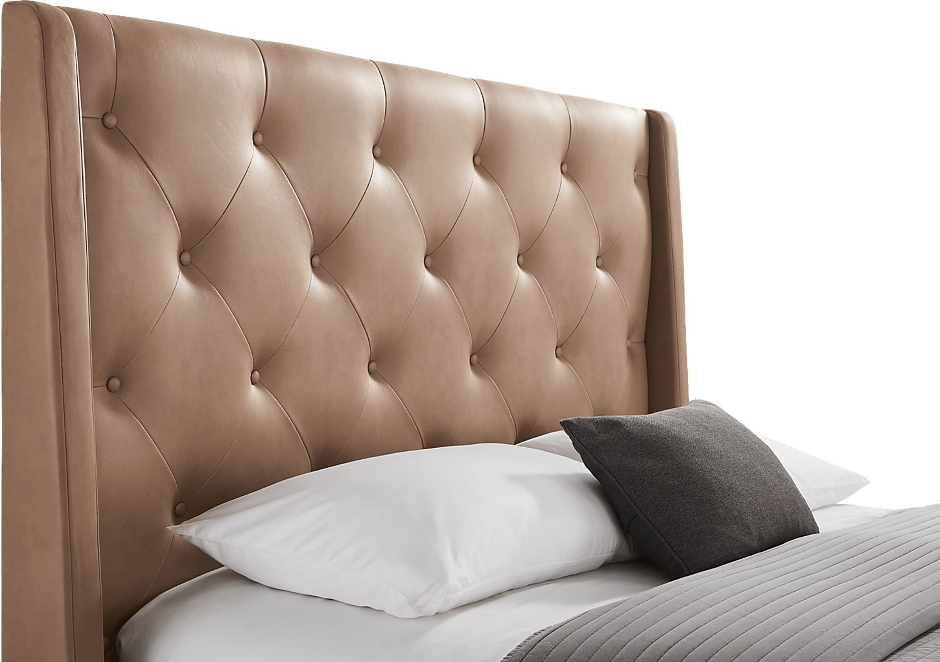 Alison II Brown 3 Pc Queen Upholstered Storage Bed - Image 2