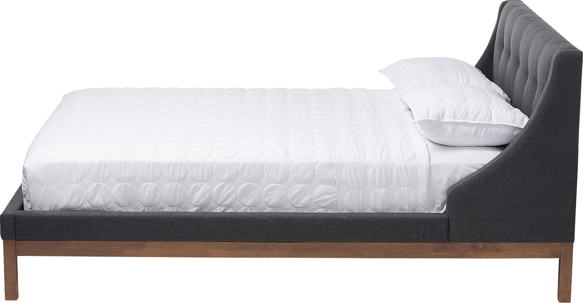 Alissas Dark Gray Queen Bed - Image 3