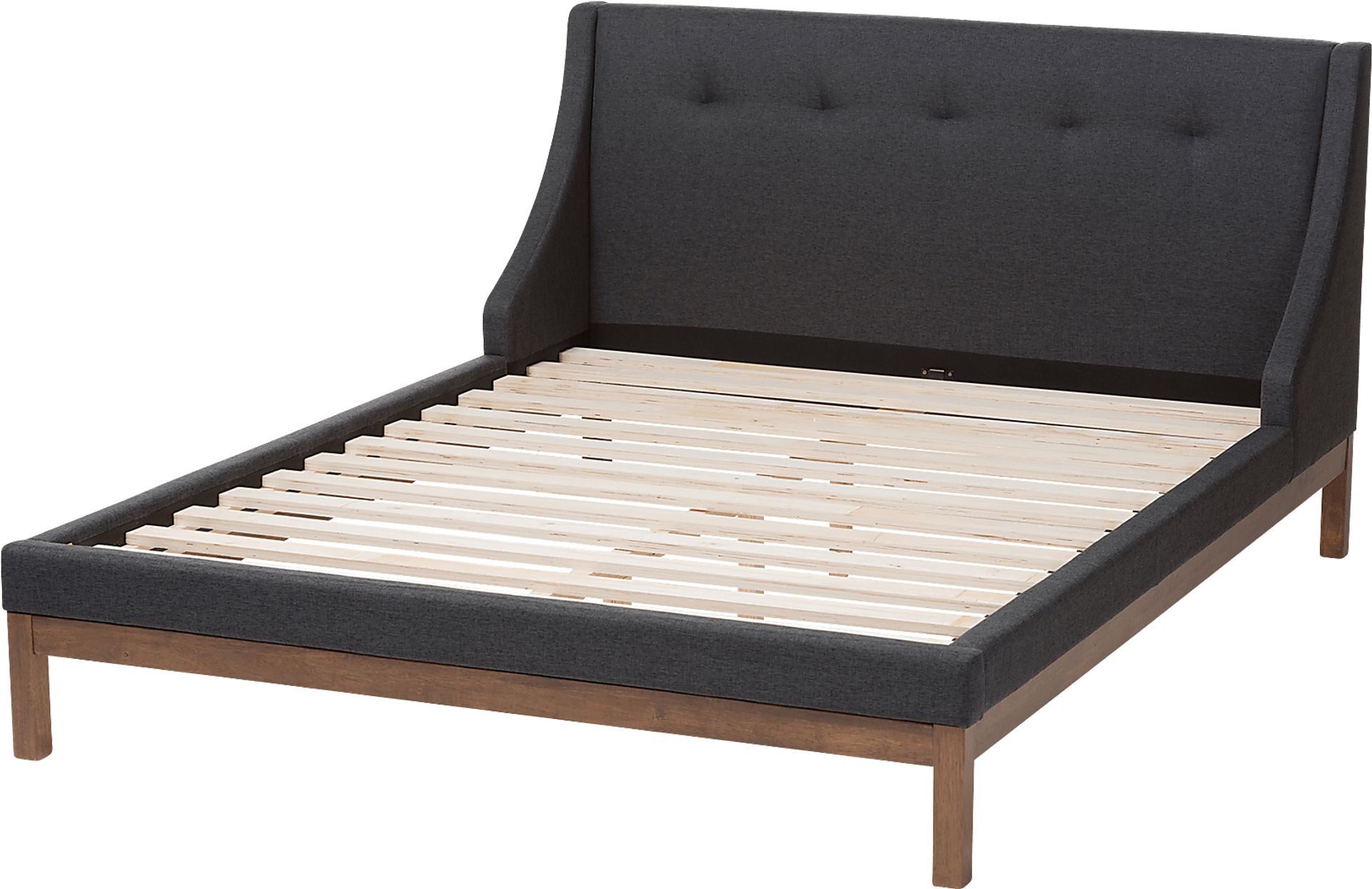 Alissas Dark Gray Queen Bed - Image 4